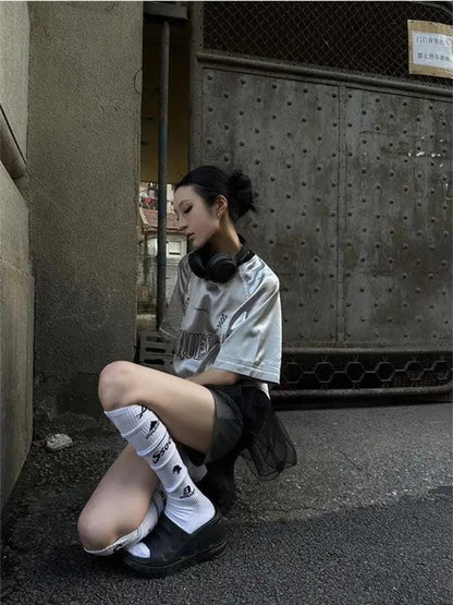 Y2K Cyber Oversized Tee
