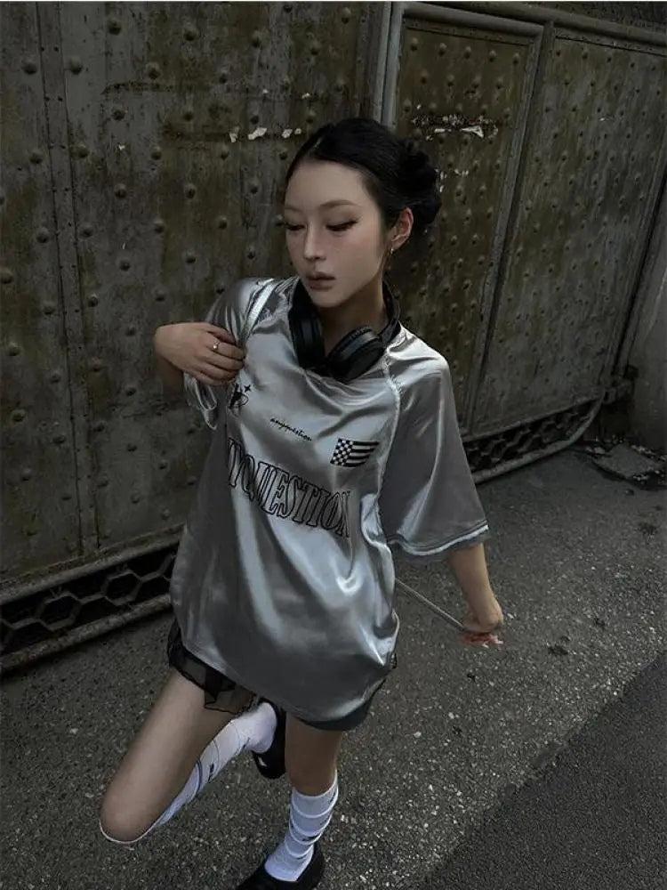 Y2K Cyber Oversized Tee