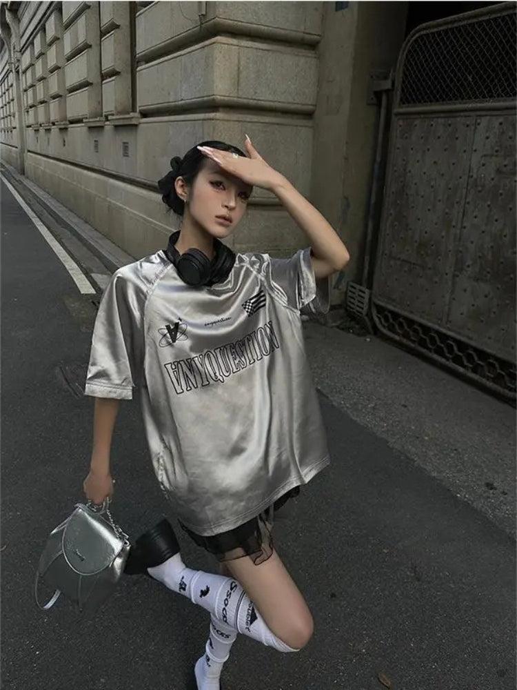 Y2K Cyber Oversized Tee