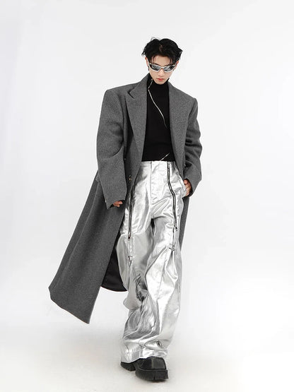 Y2K Cyber Parachute Pants