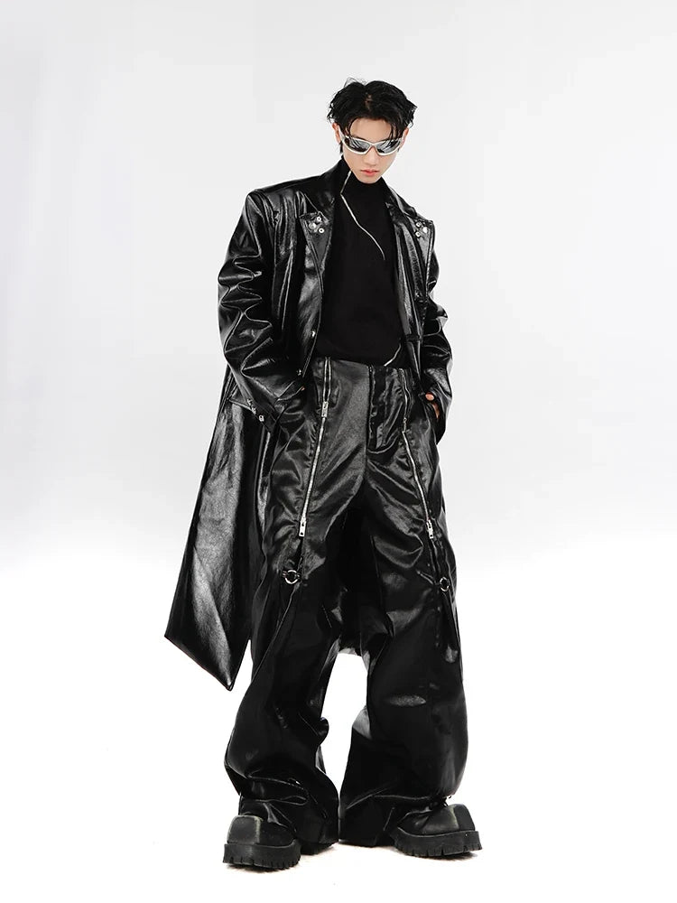 Y2K Cyber Parachute Pants