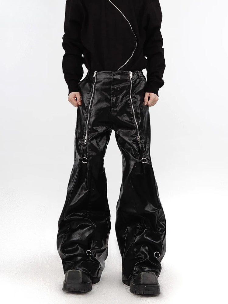 Y2K Cyber Parachute Pants