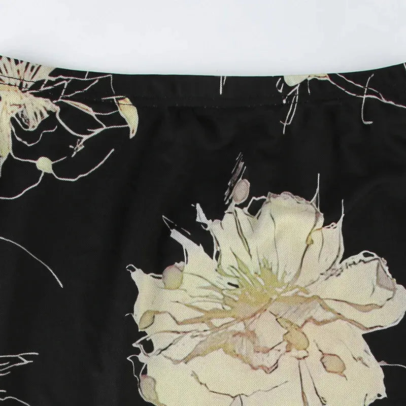 Y2K Dark Fairy Midi Skirt