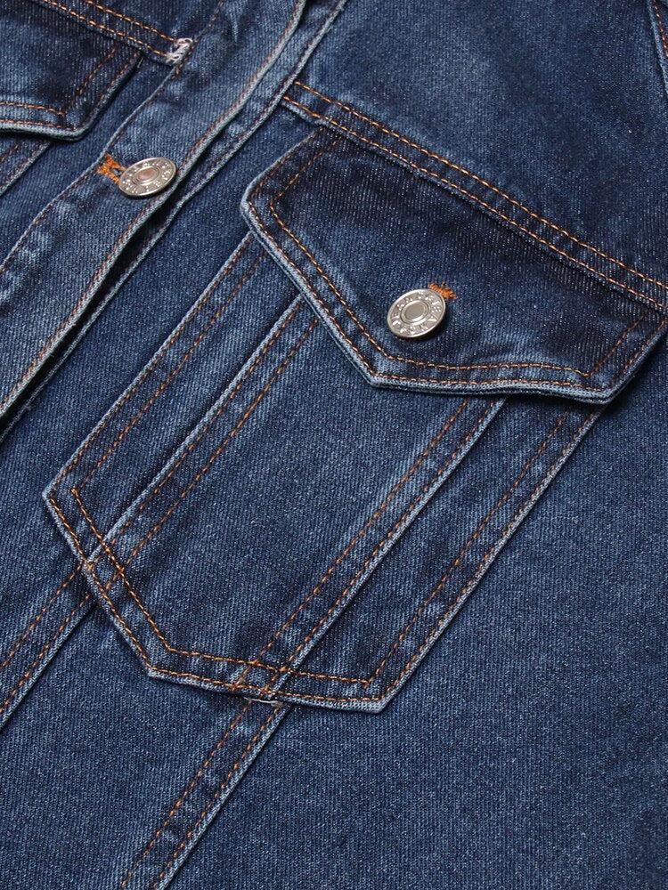 Y2K Denim Jacket & Skirt Two Piece Set