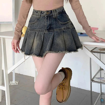 Y2K Denim Mini Skirt