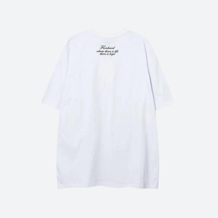Y2K Denim Star Patchwork Tee