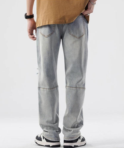 Y2K Distressed Knee Jeans