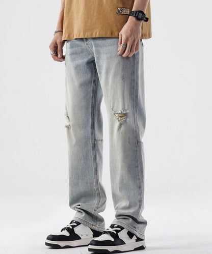 Y2K Distressed Knee Jeans