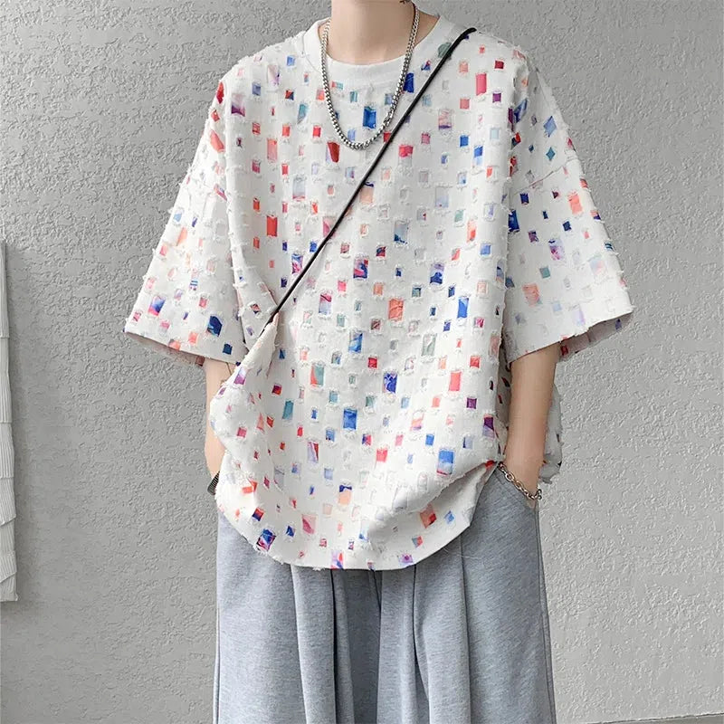 Y2K Distressed Linen Tee