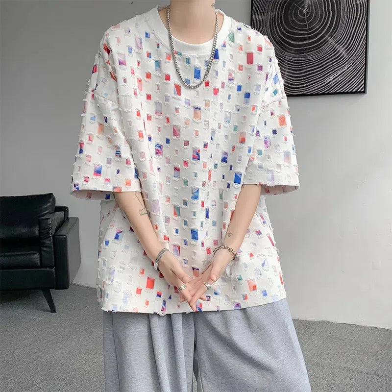 Y2K Distressed Linen Tee