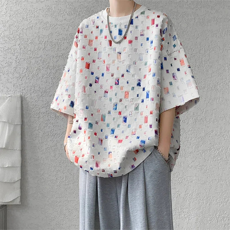 Y2K Distressed Linen Tee