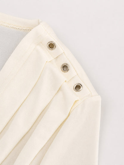 Y2K Draped Wrap Top