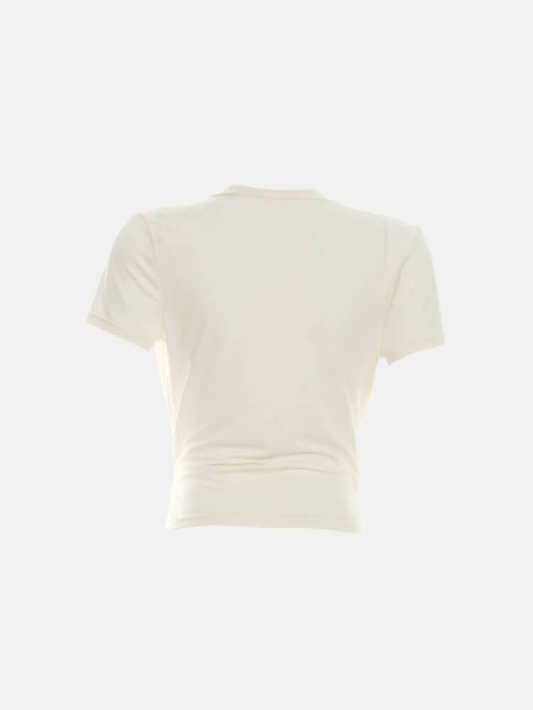 Y2K Draped Wrap Top