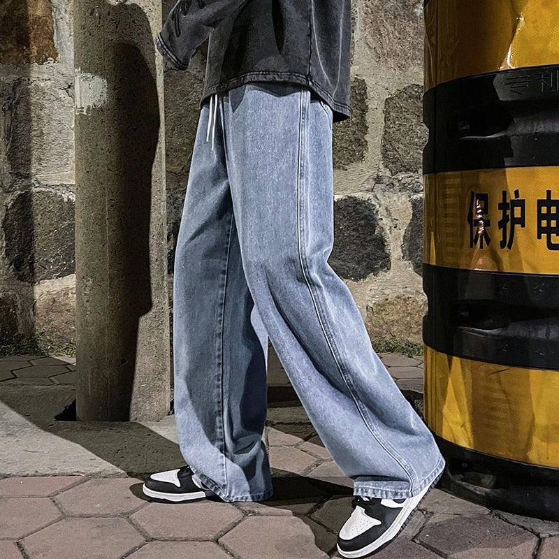 Y2K Drawstring Baggy Jeans