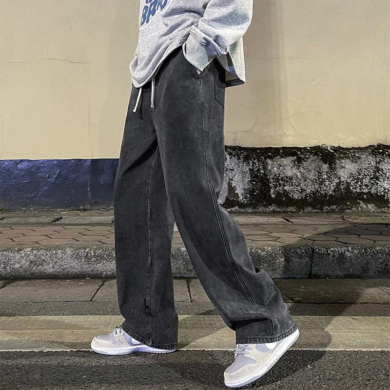 Y2K Drawstring Baggy Jeans