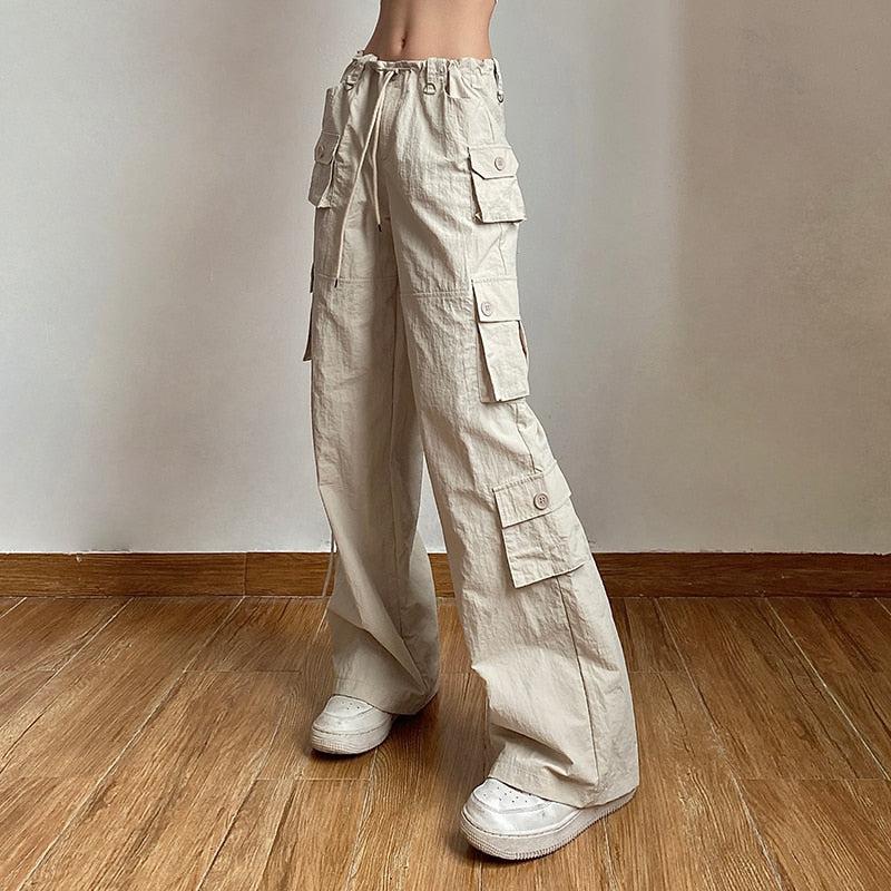 Y2K Drawstring Cargo Pants