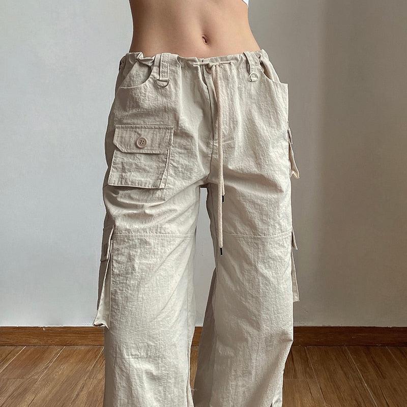 Y2K Drawstring Cargo Pants