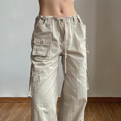 Y2K Drawstring Cargo Pants