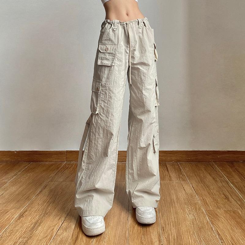 Y2K Drawstring Cargo Pants