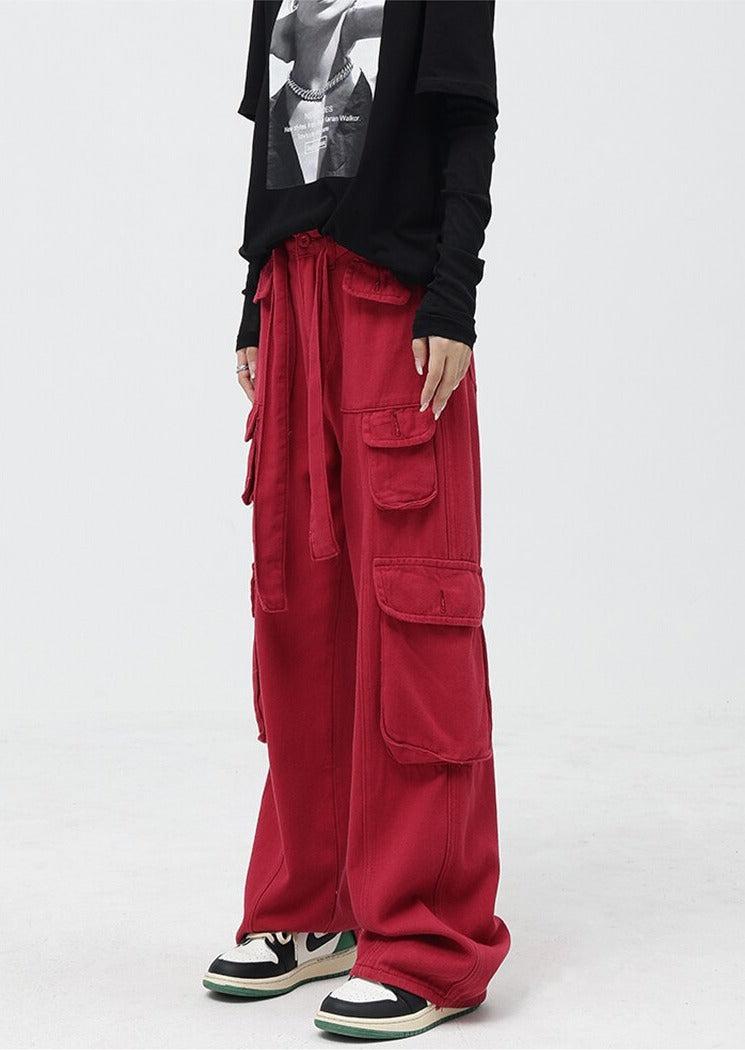 Y2K Drawstring Cargo Pants