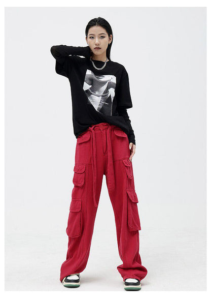 Y2K Drawstring Cargo Pants