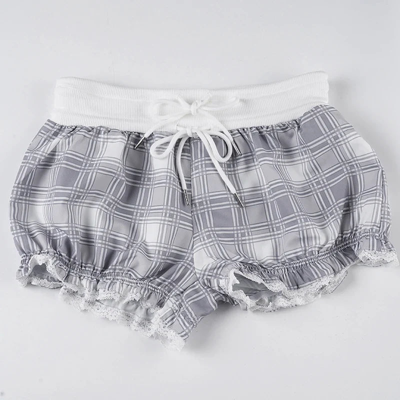 Y2K Drawstring Mini Shorts