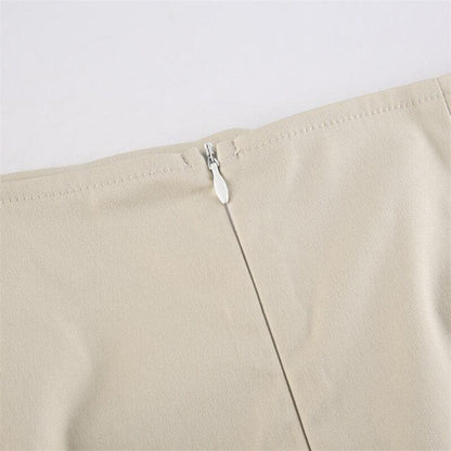 Y2K Drawstring Parachute Maxi Skirt