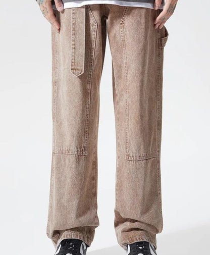 Y2K Drawstring Straight Leg Jeans
