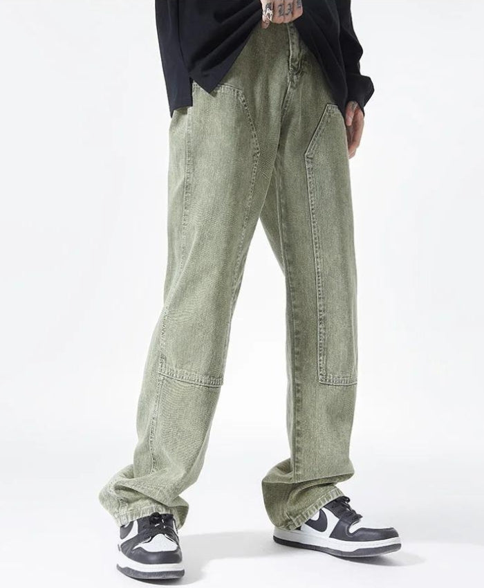 Y2K Drawstring Straight Leg Jeans