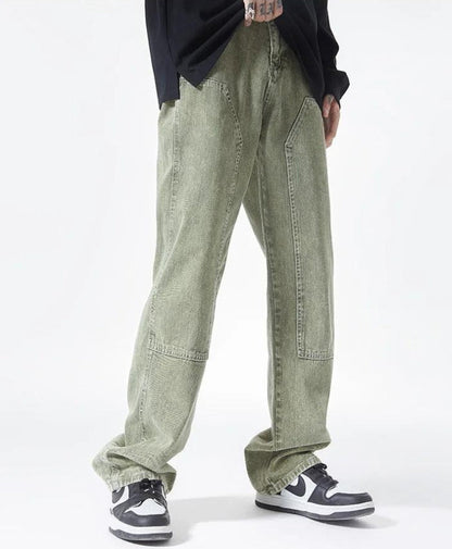 Y2K Drawstring Straight Leg Jeans
