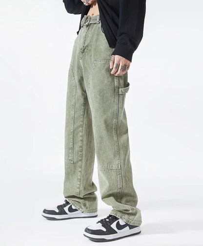 Y2K Drawstring Straight Leg Jeans