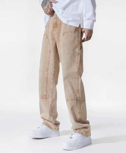 Y2K Drawstring Straight Leg Jeans
