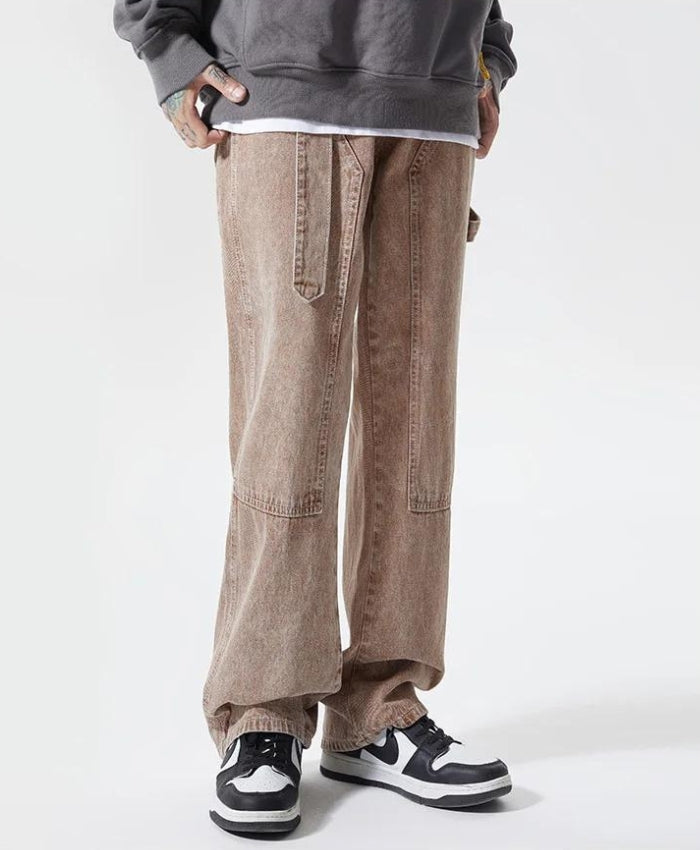 Y2K Drawstring Straight Leg Jeans