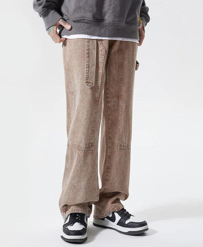 Y2K Drawstring Straight Leg Jeans