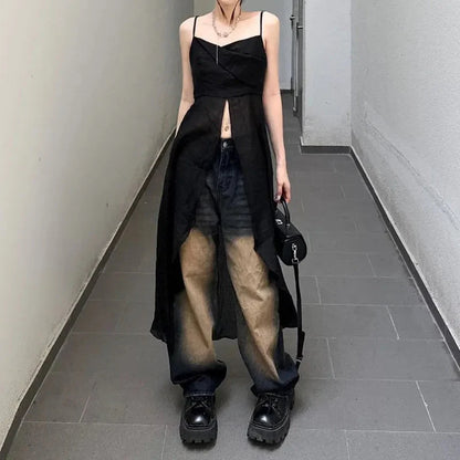 Y2K Dress-Like Strap Top