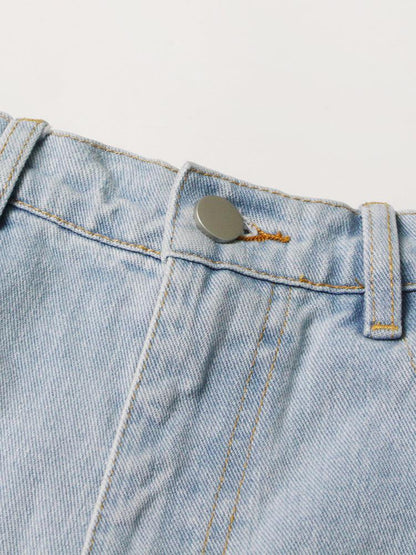 Y2K Embellished Cut-Out Jeans