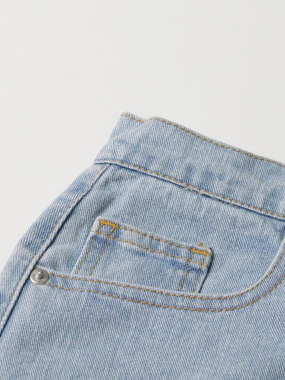 Y2K Embellished Cut-Out Jeans
