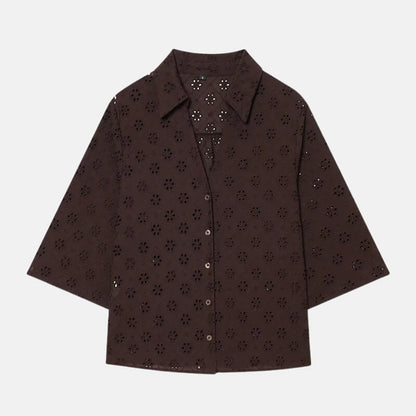 Y2K Eyelet Shirt