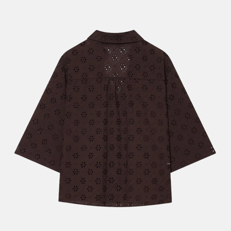 Y2K Eyelet Shirt