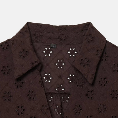 Y2K Eyelet Shirt