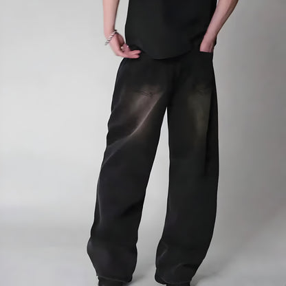 Y2K Faded Baggy Jeans