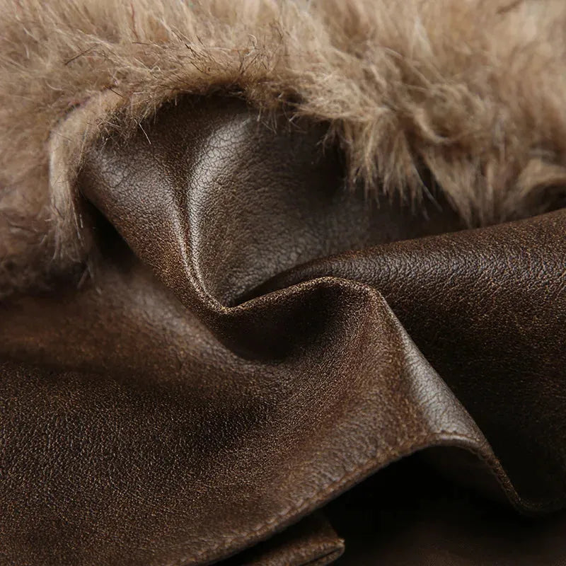 Faux Fur Mini Skirt