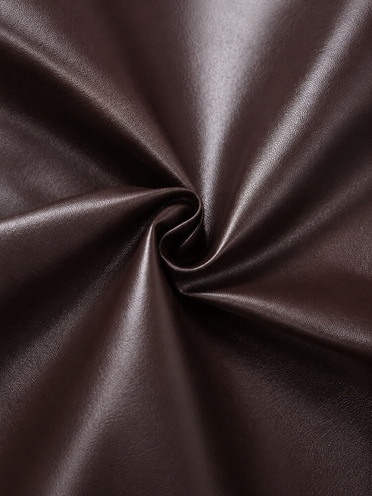 Y2K Faux Leather Top