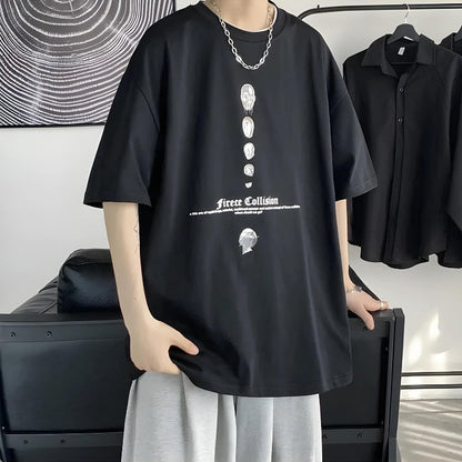 Y2K Fierce Collision Oversized Tee