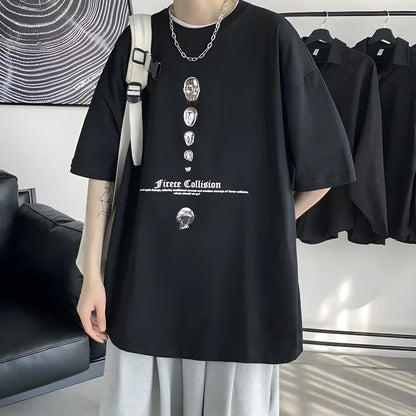 Y2K Fierce Collision Oversized Tee