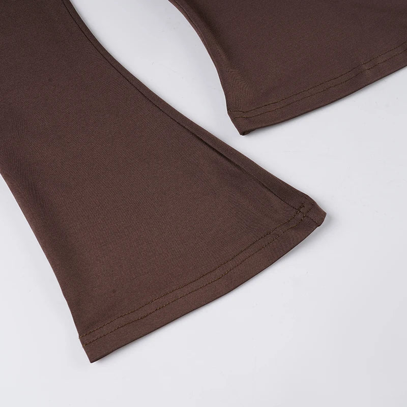 Y2K Fitted Flare Sleeve Top