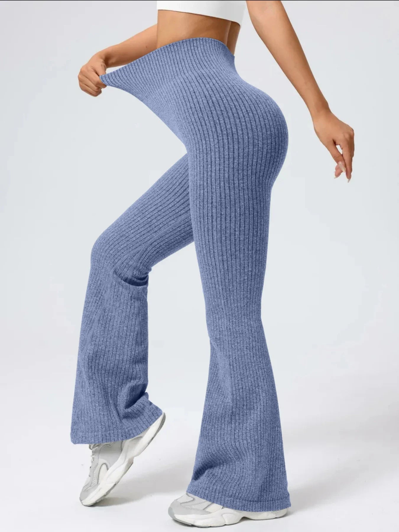 Y2K Flare Knit Pants