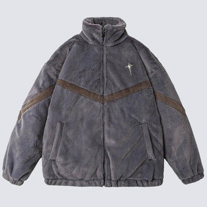 Y2K Fleece Zip-Up Jacket