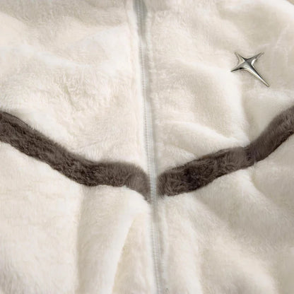 Y2K Fleece Zip-Up Jacket