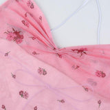 Floral Asymmetrical Crop Top
